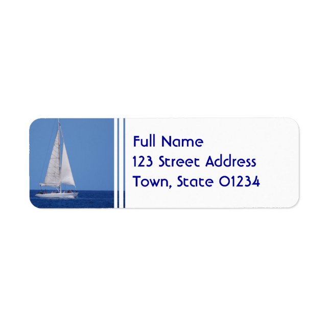 Mailing Label Template 1 - Customised (Front)