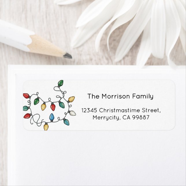 Mailing Labels, Christmas Labels, Address (Insitu)