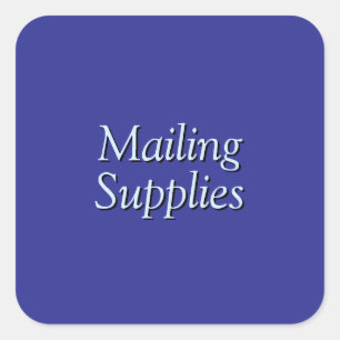 Mailing Square Sticker