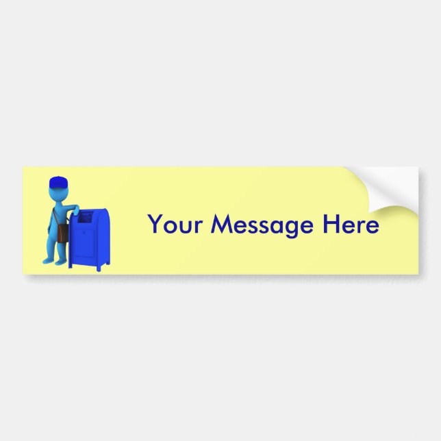 Mailman Bumper Sticker (Front)