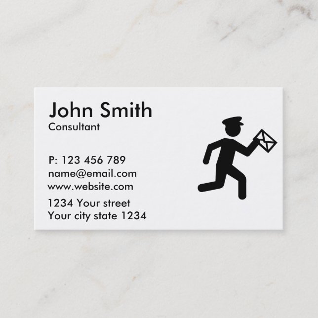 Mailman Business Card (Front)