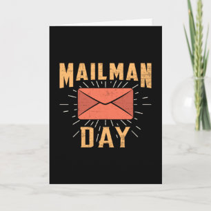 Mailman Day Post Postman Mail Job Delivery Gift Card