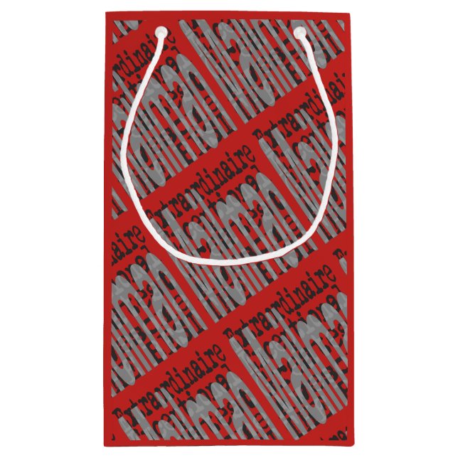 Mailman Extraordinaire Small Gift Bag (Back)