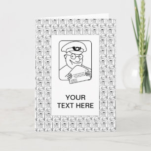 Mailman Greeting Card