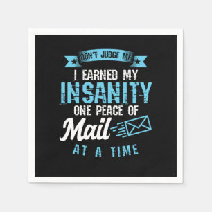 Mailman Postal Worker Postman Post Office Job Gift Napkin