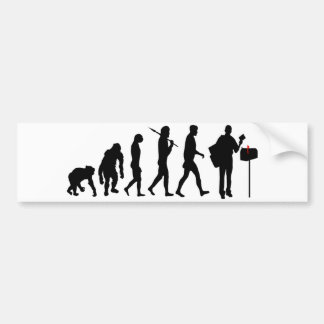 Mailman postman courier service gifts bumper sticker