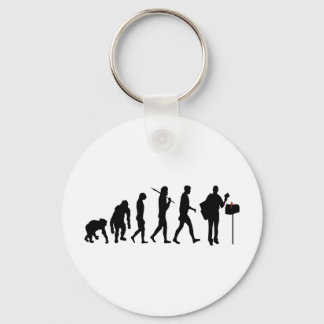 Mailman postman courier service gifts key ring