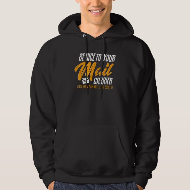Mailman Postman Postal Worker _4 Hoodie (Front)