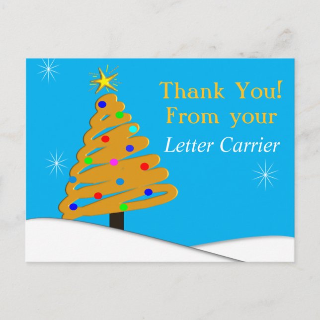 Mailman THANK YOU POSTCARDS IV (Front)