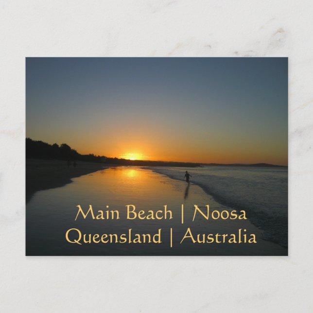 Main Beach, Noosa, Queensland, Australia postcard (Front)