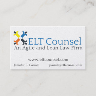 Main business card for ELT Counsel