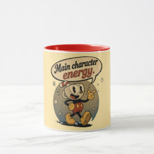 Main Character Energy ☕   Aesthetic Quote Mug
