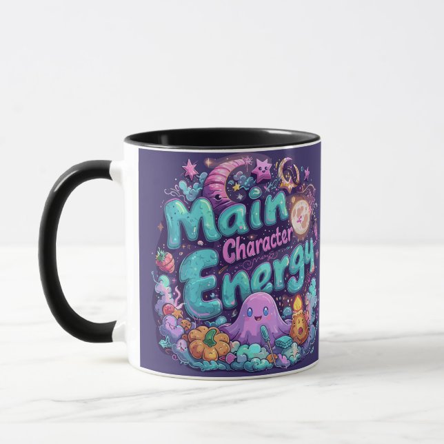 Main character energy  | ExDesigner | Halloween Mug (Left)