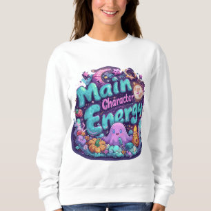 Main character energy ExDesigner Halloween Sweatshirt