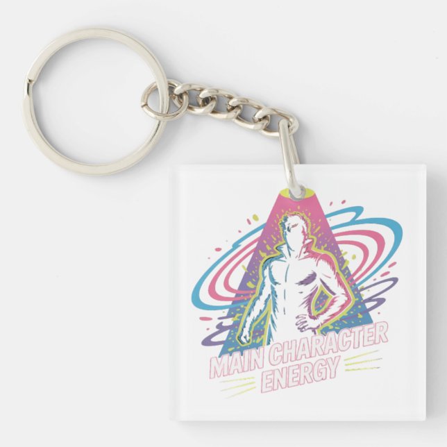 main character energy key ring (Front)