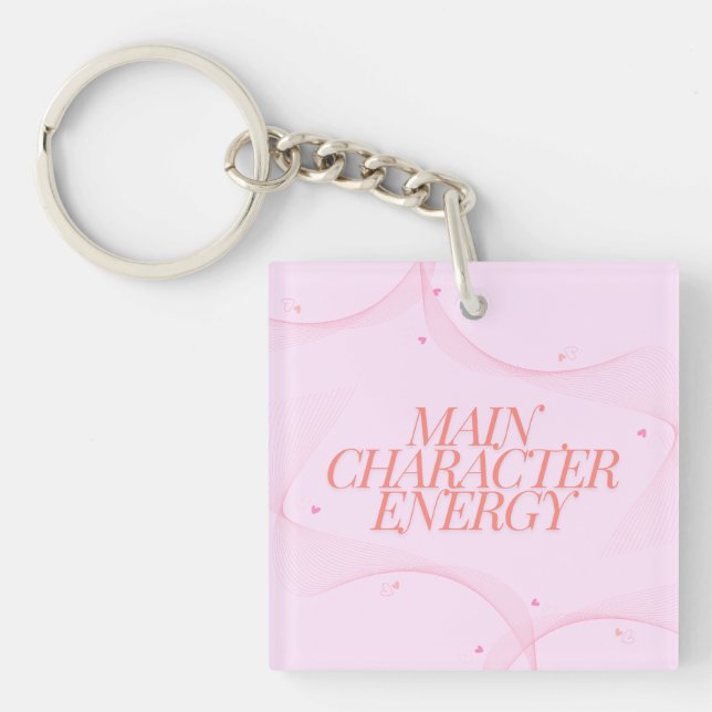 Main Character Energy Key Ring (Front)