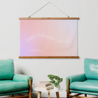 Main character energy pastel aura modern elegant