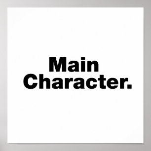 Main character poster