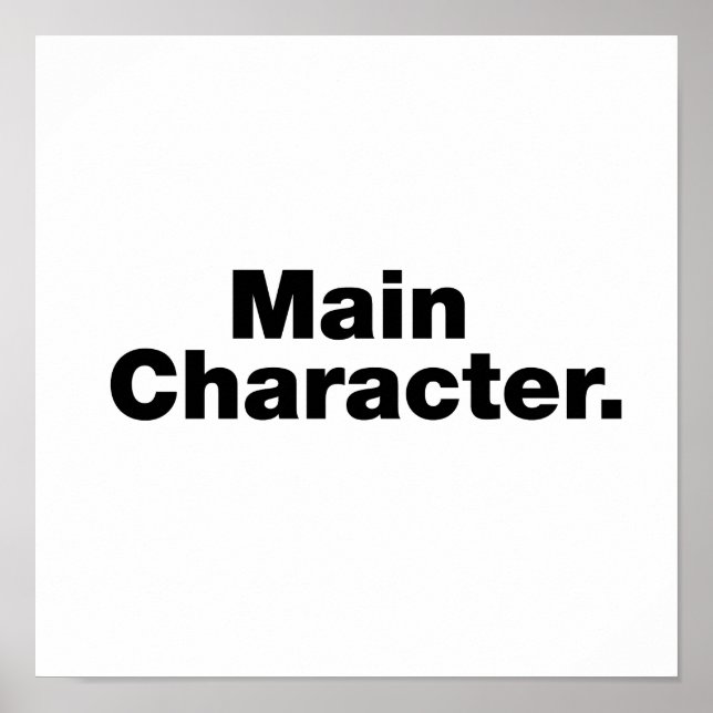 Main character poster (Front)