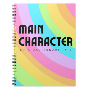 Main Character Rainbow Notebook