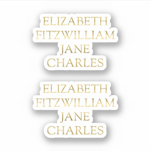 Main Characters Pride and Prejudice Jane Austen (Front)