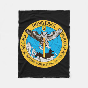 Main Directorate Of Intelligence (ukraine) V2 Fleece Blanket