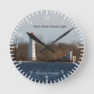 Main Duck Island Light clock
