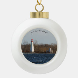 Main Duck Island Light ornament