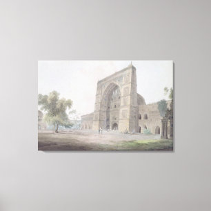 Main Entrance of the Jami Mosque, Jaunpur, 1789 (w Canvas Print