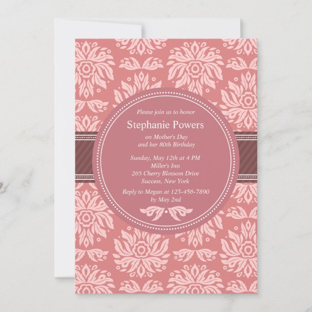 Main Event Invitation (Front)