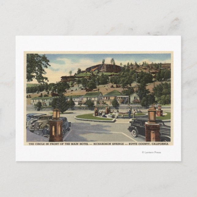 Main Hotel View at Richardson Springs Postcard (Front)