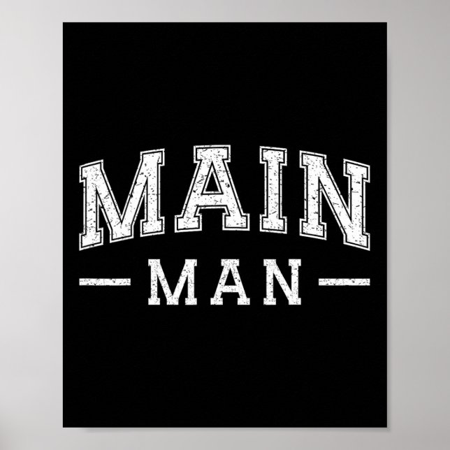 Main Man Side Chick Thanksgiving Meal Matching Cou Poster (Front)