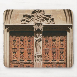Main Portal of the Saint-Sauveur Cathedral Mouse Mat