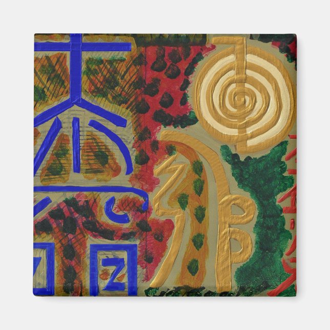 Main Reiki Healing Symbols Magnet (Front)