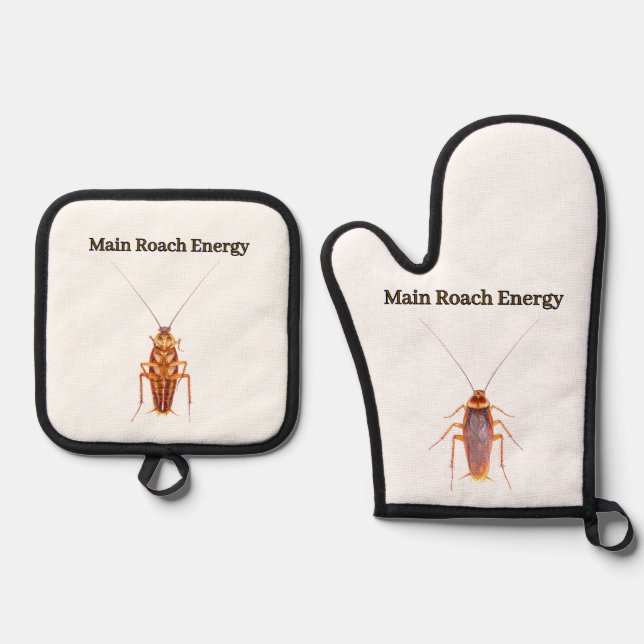 Main Roach Energy Oven Mitt & Pot Holder Set | The (Front)