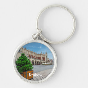 Main square in Krakow old town, Poland Key Ring