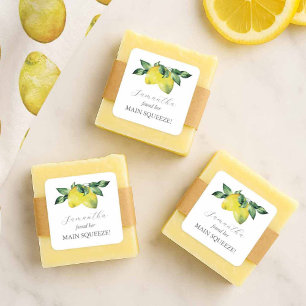 Main Squeeze Bridal Shower Favor Stickers