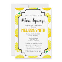Main Squeeze Bridal Shower Invitation Template
