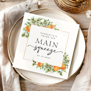 Main Squeeze Bridal Shower Napkin