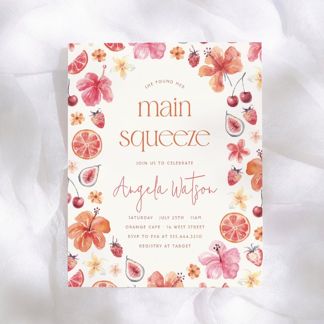 Main Squeeze Citrus Bridal Shower Budget  (Creator Uploaded)
