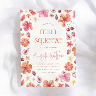 Main Squeeze Citrus Bridal Shower Invitation
