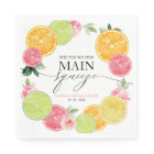 Main Squeeze Citrus Floral Bridal Shower 