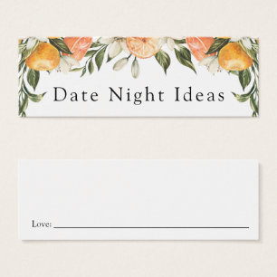 Main Squeeze Clementines Date Night Idea Card