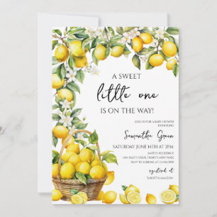 Main Squeeze Lemon Baby Shower Invitation