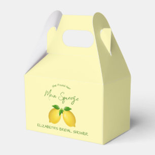 Main Squeeze Lemon Bridal Shower Favour Box
