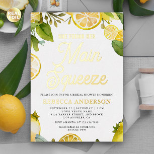 Main Squeeze Lemon Orchard Citrus Bridal Shower