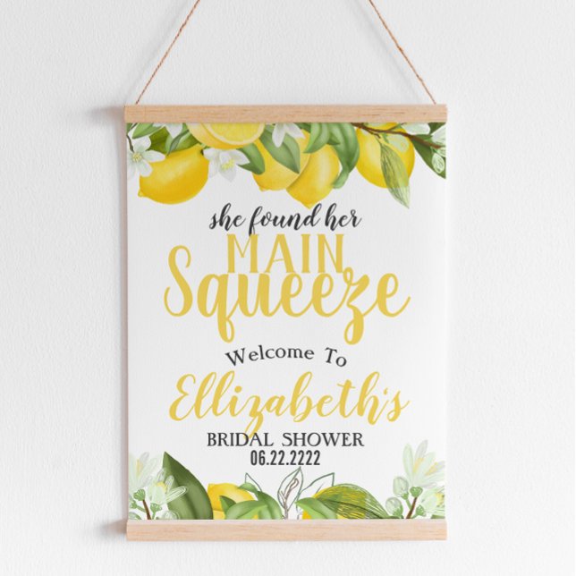 Main Squeeze Lemons Birthday Welcome Sign (Creator Uploaded)