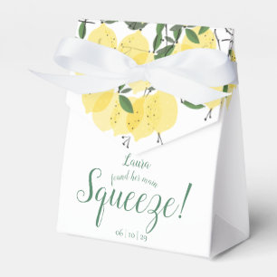 Main Squeeze Lemons Bridal Shower  Favour Box