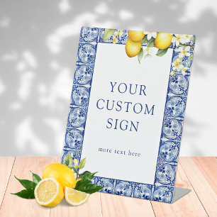 Main Squeeze Lemons Custom Sign