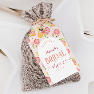Main Squeeze Summer Bridal Shower Favour Gift Tags